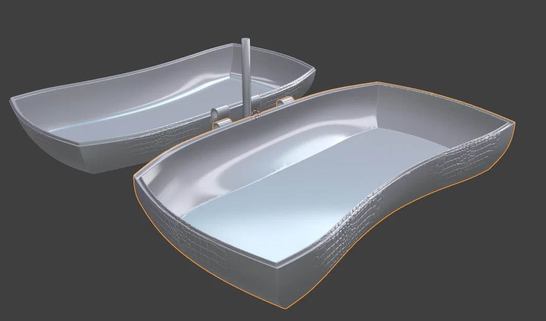 Hộp đựng kính mắt giả da cá sấu in 3D - Phụ kiện bảo vệ sang trọng - Image 2