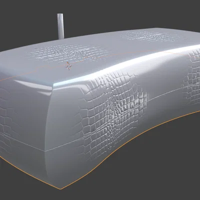 Hộp đựng kính mắt giả da cá sấu in 3D - Phụ kiện bảo vệ sang trọng