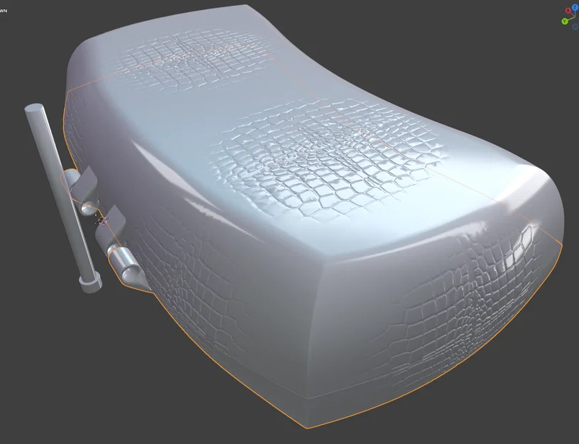 Hộp đựng kính mắt giả da cá sấu in 3D - Phụ kiện bảo vệ sang trọng - Image 5