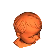 Mô hình đầu búp bê cổ điển in 3D trang trí độc đáo - Image 1