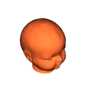 File in 3D đầu búp bê (Kopf Puppe) - Mô hình sáng tạo cho nghệ nhân