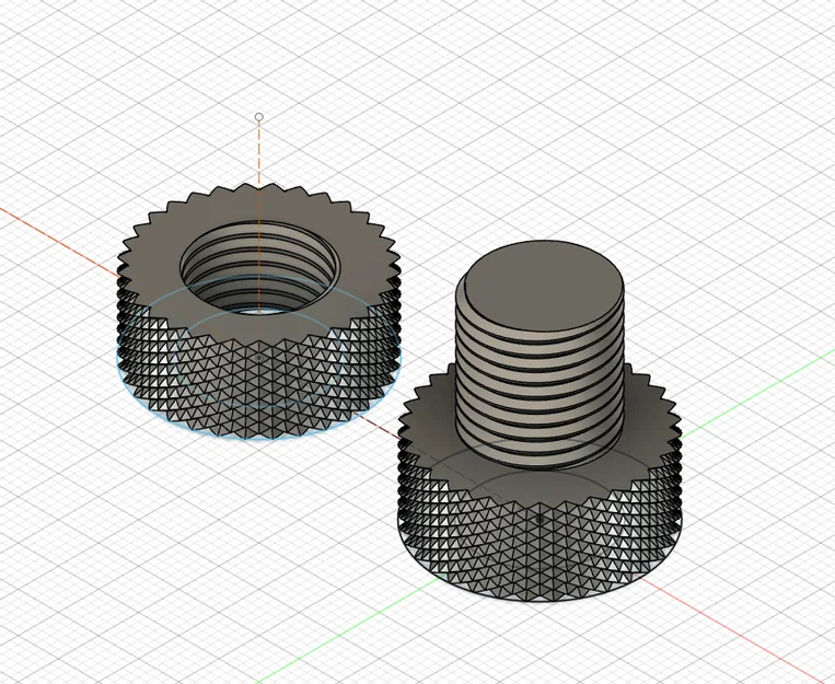 Bộ Bu-lông và Đai ốc có khía (Knurled Nut and Bolt) - Image 3