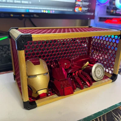 Hộp trưng bày (Display Box) cho mô hình Iron-Man