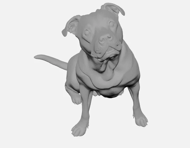 Mô hình chú chó 3D dễ thương dùng để trang trí bàn làm việc - Image 1