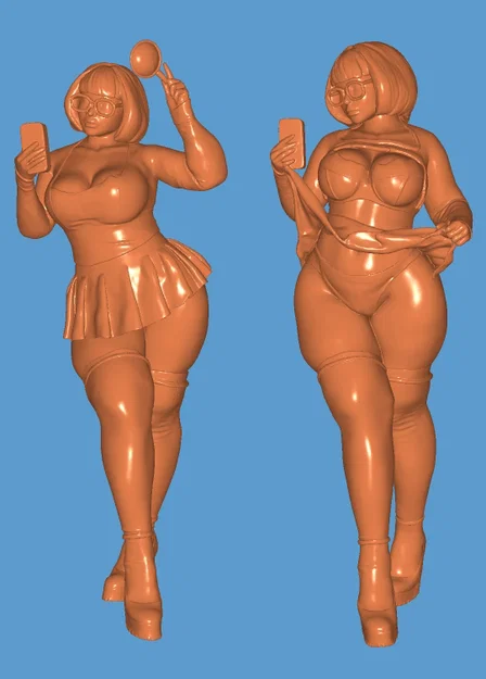 Mô hình 3D Velma phong cách fan art ấn tượng - Image 2