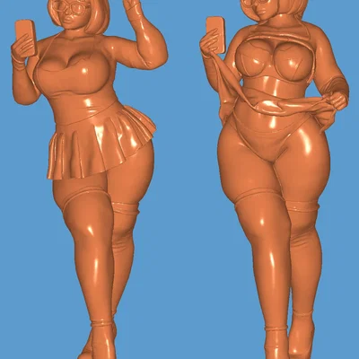 Mô hình 3D Velma phong cách fan art ấn tượng