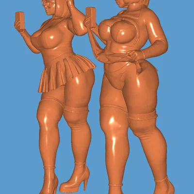 Mô hình 3D Velma phong cách fan art ấn tượng