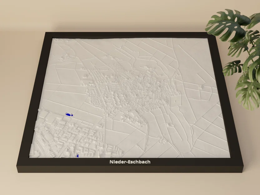 Nieder-Eschbach, Đức - Mô hình 3D thu nhỏ - Image 1
