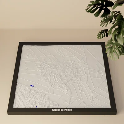 Nieder-Eschbach, Đức - Mô hình 3D thu nhỏ