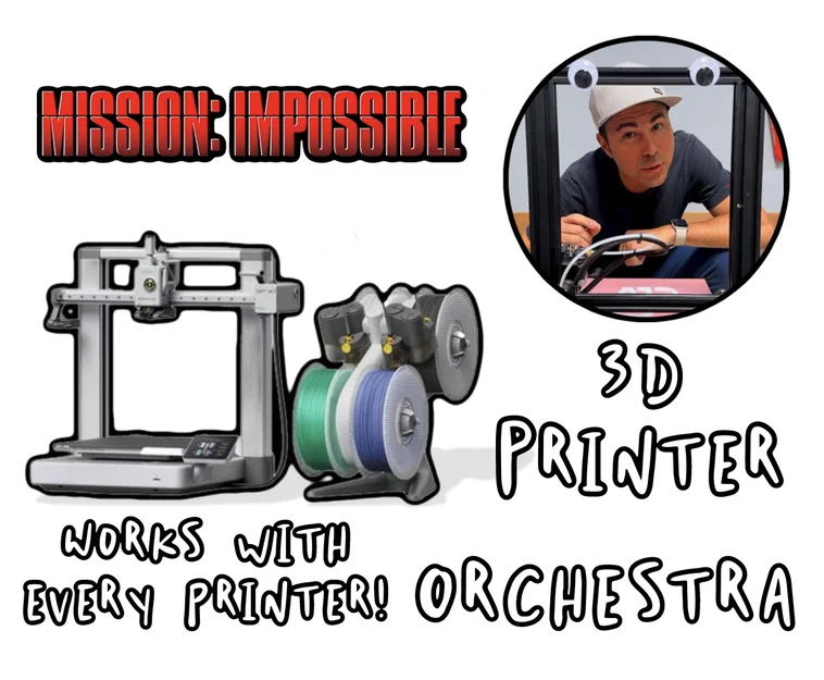 Dàn nhạc máy in 3D - Bản nhạc Mission Impossible - Image 1