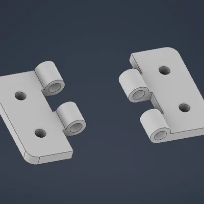 Bản lề nhựa 40x30mm in 3D - Giải pháp sửa chữa gia đình tiện lợi