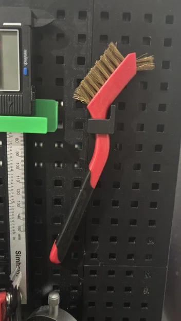 Giá treo bàn chải sắt tiện lợi cho tấm Pegboard P1P - Image 1