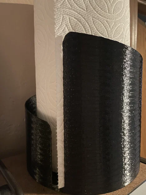 Giá đỡ khăn giấy 3D xoắn ốc vân đan lưới hiện đại cho nhà bếp - Image 1