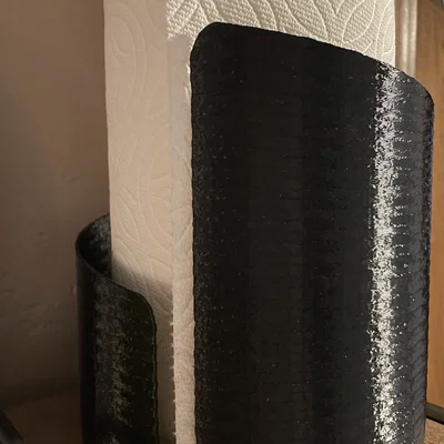 Giá đỡ khăn giấy 3D xoắn ốc vân đan lưới hiện đại cho nhà bếp