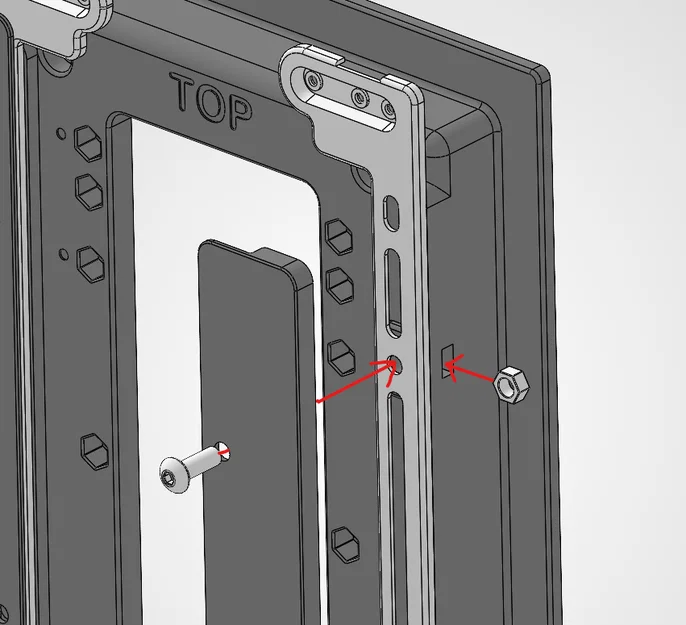 Giá đỡ màn hình XENEON Edge cho vỏ case FRAME 4000D - Image 3