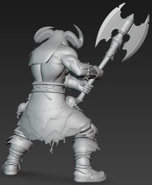 Mô hình Chiến binh Quỷ dữ (Demonic Warrior 1) in 3D cực chi tiết - Image 3