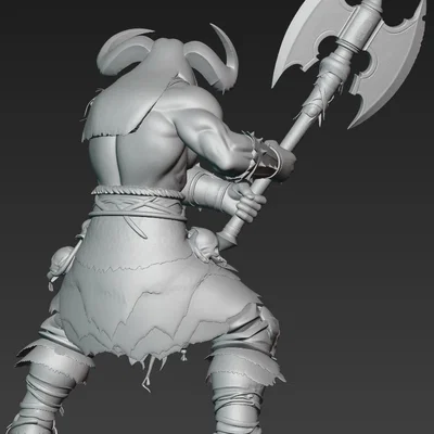 Mô hình Chiến binh Quỷ dữ (Demonic Warrior 1) in 3D cực chi tiết