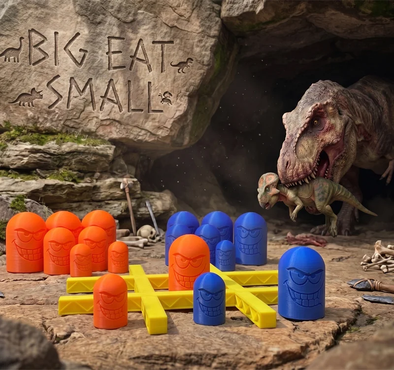 Tic Tac Toe - BIG EAT SMALL (Gobblet Gobblers)