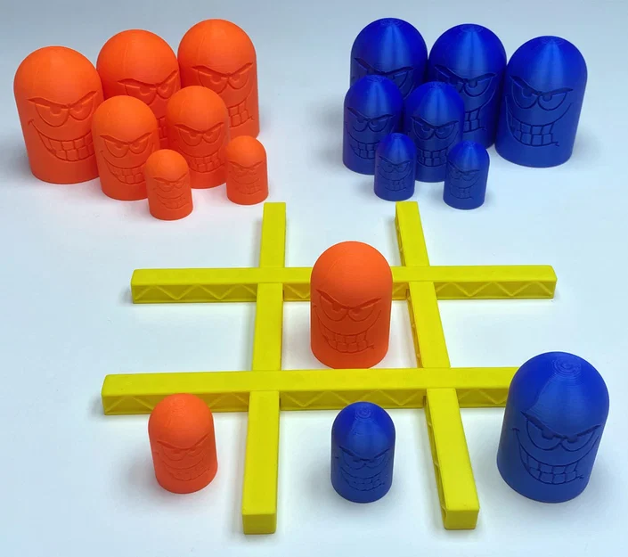 Tic Tac Toe - BIG EAT SMALL (Gobblet Gobblers) - Image 2