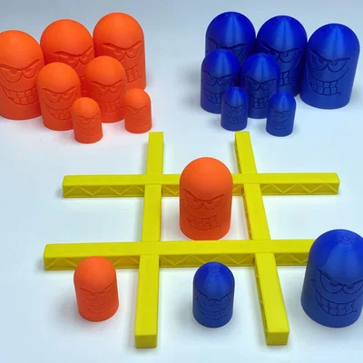 Tic Tac Toe - BIG EAT SMALL (Gobblet Gobblers)