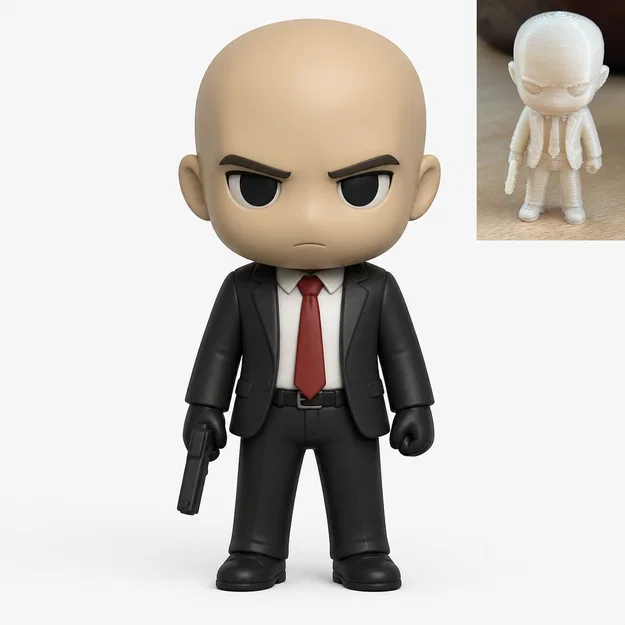 Mô hình Chibi Hitman dễ thương - Image 1