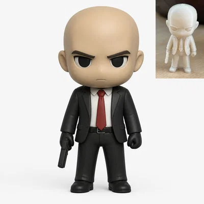 Mô hình Chibi Hitman dễ thương