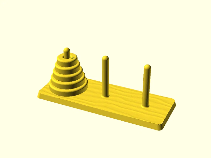 Tower of Hanoi — Bộ đồ chơi xếp tháp đố vui có thể tùy chỉnh - Image 3
