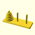 Tower of Hanoi — Bộ đồ chơi xếp tháp đố vui có thể tùy chỉnh - Thumbnail 3