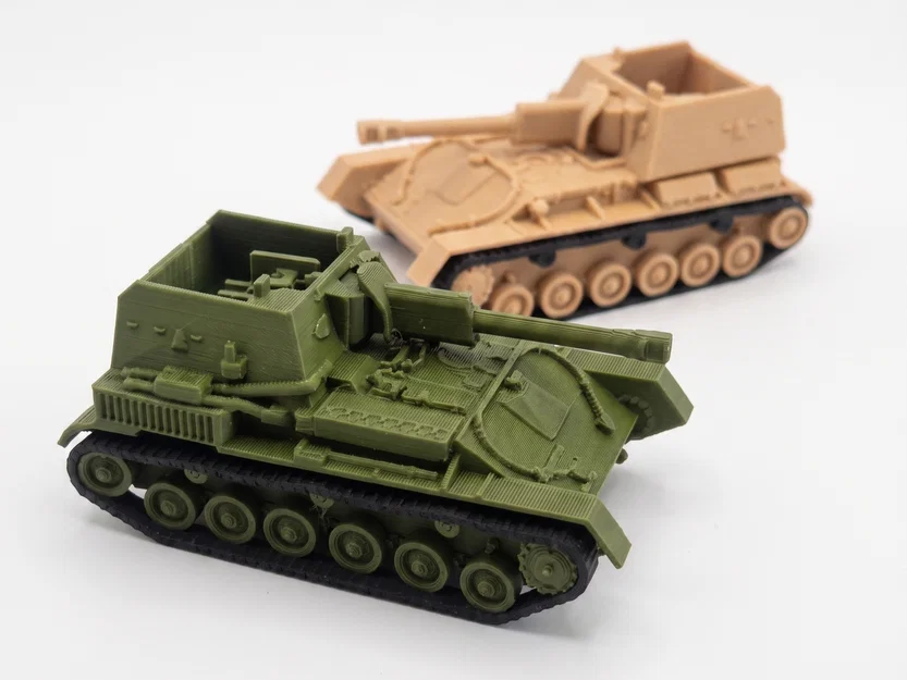 Mô hình pháo tự hành SU-76 tỉ lệ 1:72 - Image 1