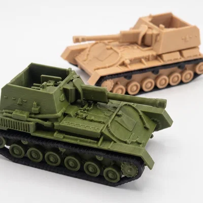 Mô hình pháo tự hành SU-76 tỉ lệ 1:72
