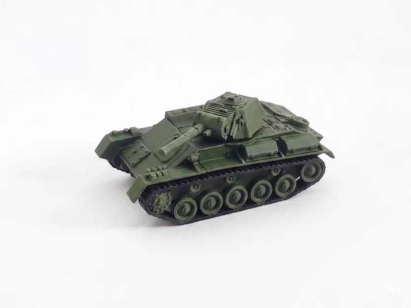 Mô hình xe tăng hạng nhẹ T-70 tỉ lệ 1:72 - Image 1