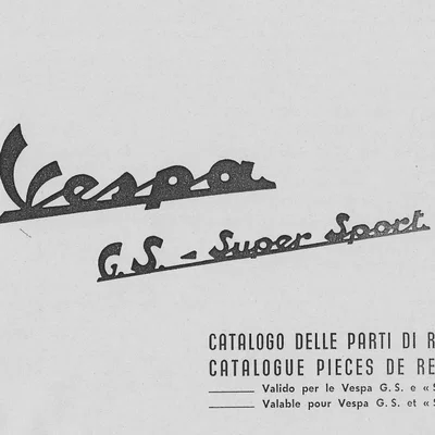 Mô hình logo Vespa GS 160 - Phụ kiện trang trí cho người yêu xe cổ