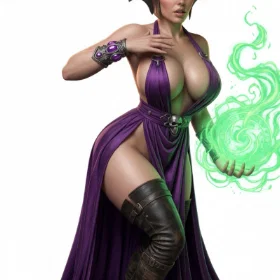 Mô hình 3D Evil-Lyn: Nữ hoàng phép thuật huyền thoại