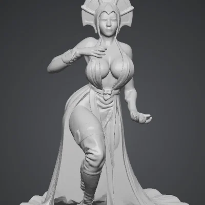 Mô hình 3D Evil-Lyn: Nữ hoàng phép thuật huyền thoại