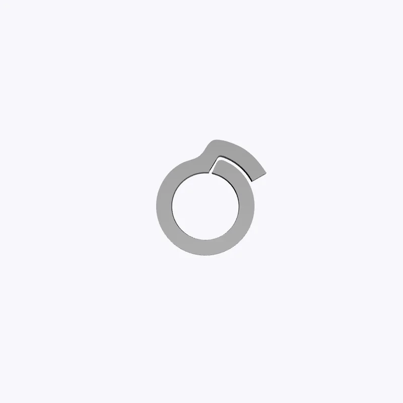 Vòng móc khóa mini đa năng 3D (O-Ring Keys) nhỏ gọn tiện lợi