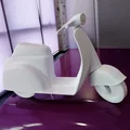 Mô hình xe Scooter tối giản - Phong cách Vespa cổ điển - Thumbnail 1