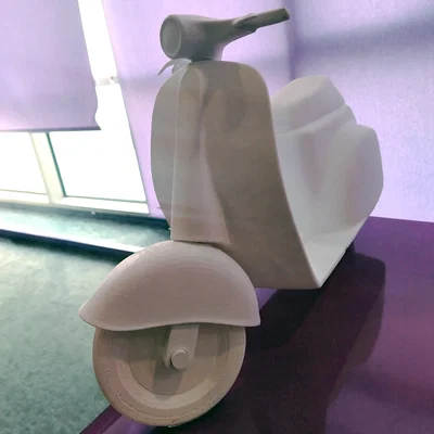 Mô hình xe Scooter tối giản - Phong cách Vespa cổ điển