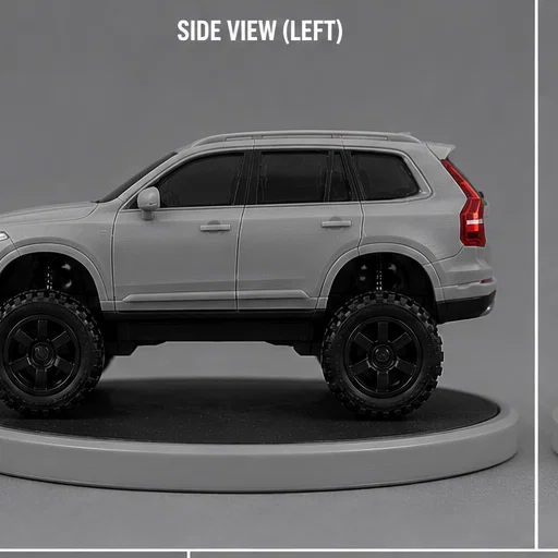 Mô hình xe Volvo XC90 độ off-road cho trò chơi Prusa Crash Derby - Image 3