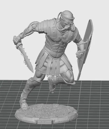 Mô hình chiến binh La Mã Cyberpunk in 3D độc đáo cho Tabletop - Image 1