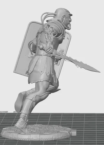 Mô hình chiến binh La Mã Cyberpunk in 3D độc đáo cho Tabletop - Image 3