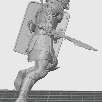 Mô hình chiến binh La Mã Cyberpunk in 3D độc đáo cho Tabletop