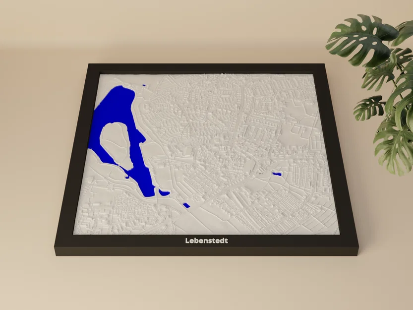 Lebenstedt, Đức - Mô hình địa hình 3D thu nhỏ - Image 5