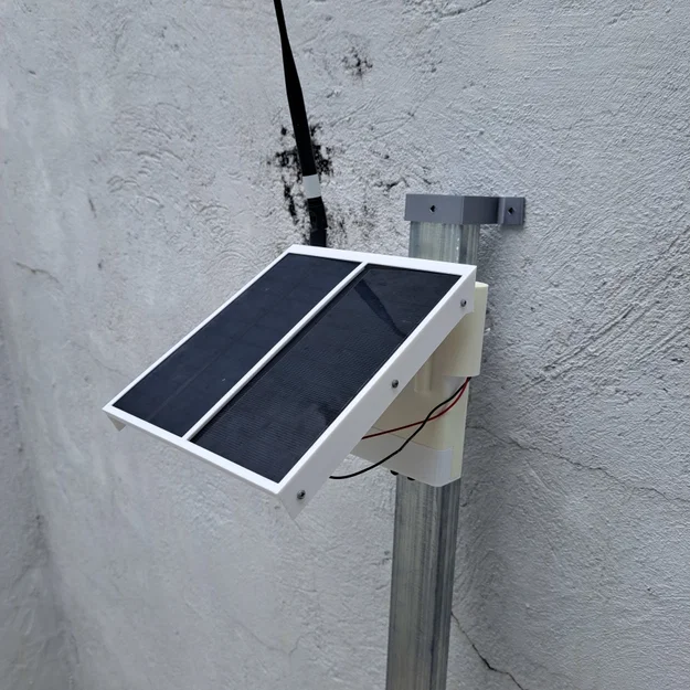 Khung gắn 2 tấm pin năng lượng mặt trời cho vỏ bảo vệ WisBlock ngoài trời - Image 1