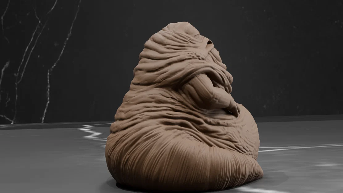 Mô hình 3D Jabba The Hutt Star Wars không cần support - Image 2