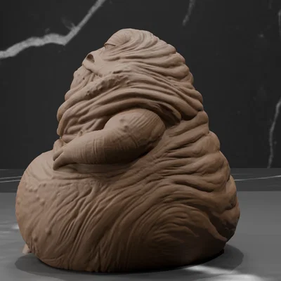 Mô hình 3D Jabba The Hutt Star Wars không cần support