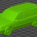 Mô hình xe 3D Opel Kadet 1600 D (1995) thiết kế sắc nét - Thumbnail 1