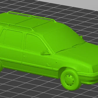 Mô hình xe 3D Opel Kadet 1600 D (1995) thiết kế sắc nét
