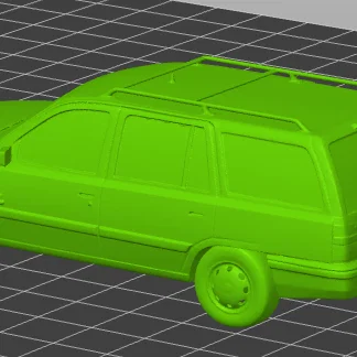 Mô hình xe 3D Opel Kadet 1600 D (1995) thiết kế sắc nét