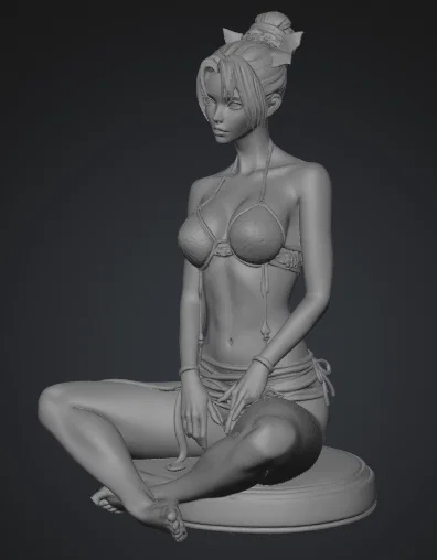 Mô hình nữ chiến binh Samurai (Samurai Donna) - Mẫu in 3D sắc nét - Image 2