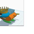 Mô hình 3D nhân vật vui nhộn Predátor Franta král - Thumbnail 2
